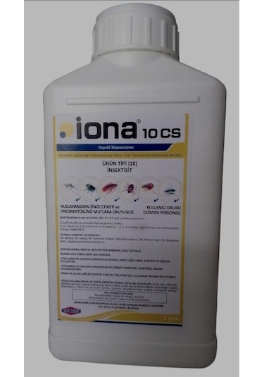 Iona 10 CS Genel Haşere İlacı 1 L