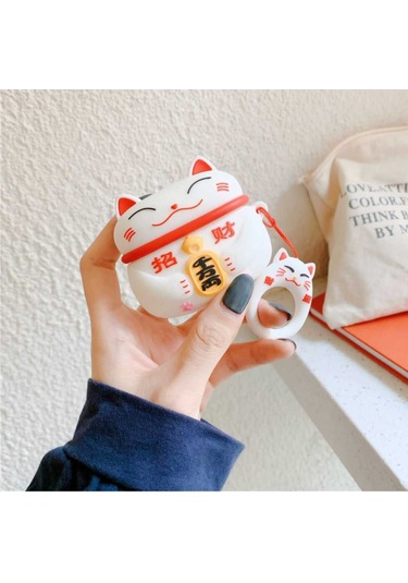 İphone 1/2. Nesil Uyumlu Koruyucu Bluetooth Kulaklık Kılıfı Figürlü Figür Airpods 1/2. Nesil