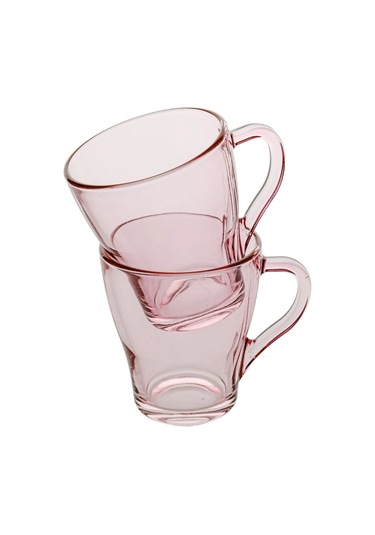 Osz Cam Çay Bardağı Seti, 6 Parça, 250 Ml 276726486 Pembe