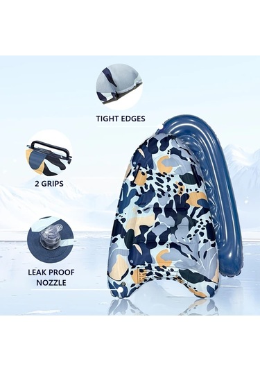 Honeybeeshop Kulplu Pembe Sörf Tahtası Taşıma Saplı Hafif Katlanabilir Şişme Çocuk Yüzme Tahtası