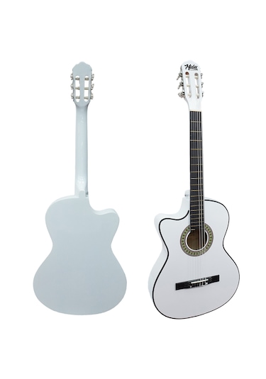 Cg-396wh Solak Klasik Gitar Beyaz Renk Full Set Sap Ayarlı 4/4