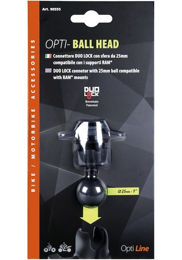 Lampa Opti-Ball Head 25Mm Top + Telefon Tutucu Adaptörü 90555