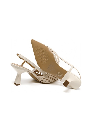 Topuklu/ Stiletto Kadın 3063008 Nacree Trecc Capra Burro Burro Bej