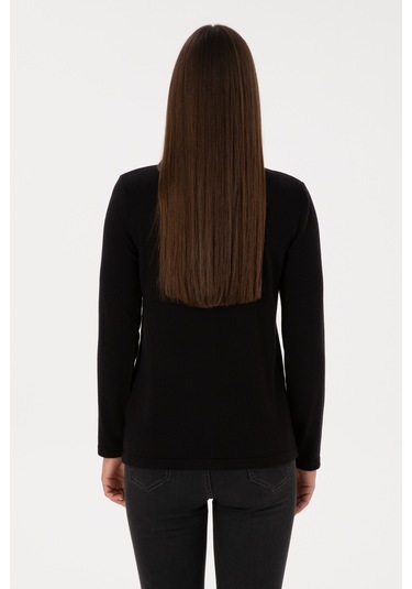 U.s. Polo Assn. Kadın Siyah Hırka Triko 50307737-vr046 Siyah