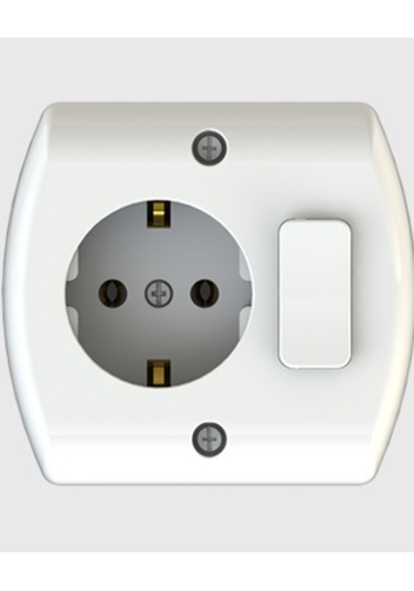 Nead Anahtarlı Topraklı Mobilya Prizi