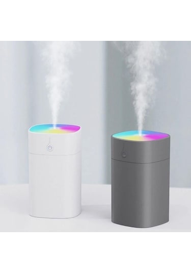 H2o Humidifier 400 Ml Ulrasonik Hava - Oda- Araç Nemlendirici Buhar Makinesi Aroma Difüzörü-1259