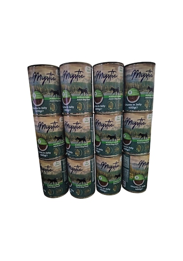 Mystic Köpek Konserve Kuzu Etli 12 x 400 G