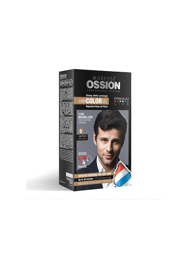 Ossion Premium Barber Erkek Saç Boyası Light Brown