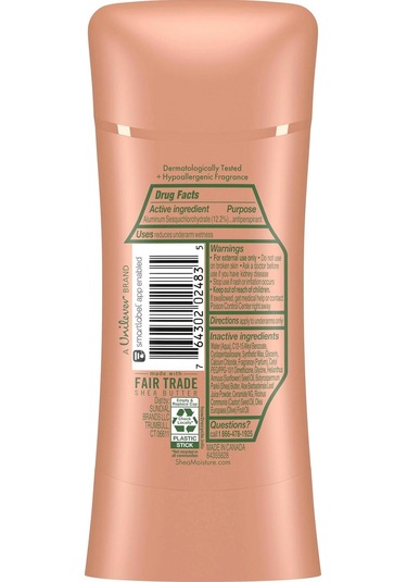 Shea Moisture Aloe Vera & Ceramides Sensitive Antiperspirant Stick Deodorant 74gr