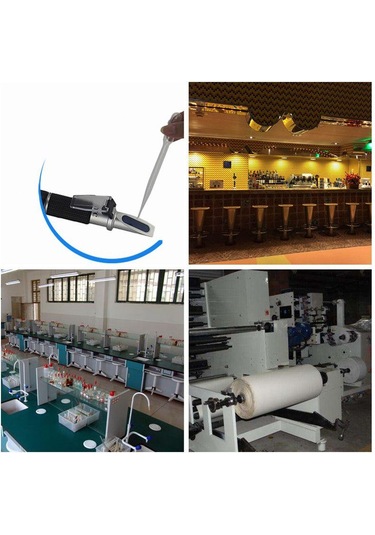 0-80% V/v Taşınabilir Alkol Refraktometre Atc Refraktometreler Aletler Likör Alkol