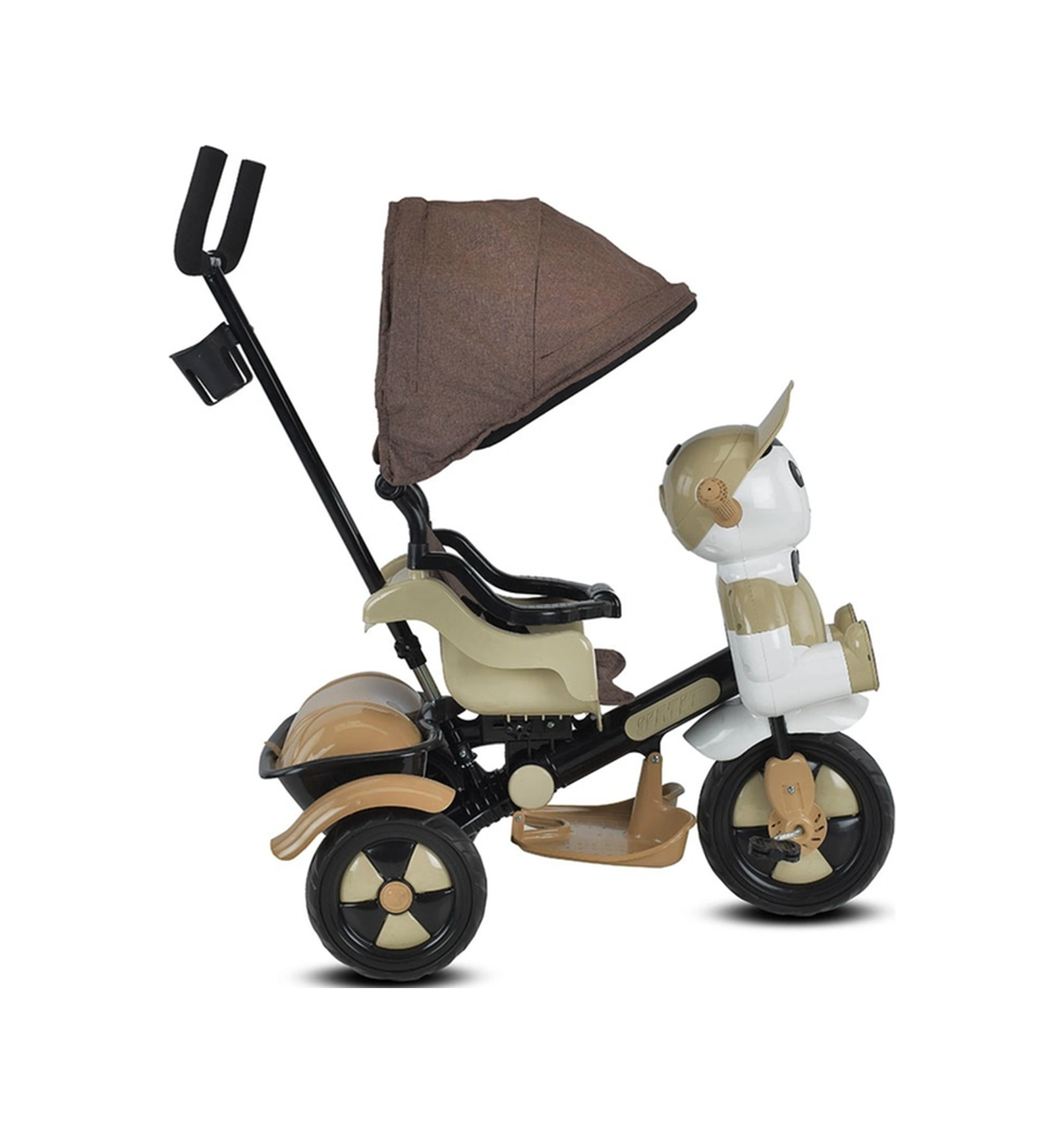 Toys 125 Yupi Üç Tekerlekli Tenteli Ebeveyn Kontrollü Bisiklet Çocuk Bisikleti