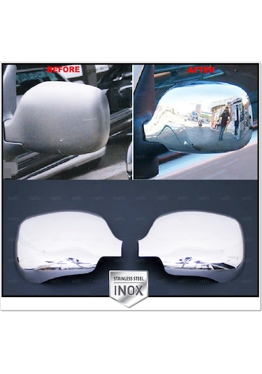 Renault Kangoo Krom Ayna Kapağı 2 Prç. 1997-2007 P. Çelik