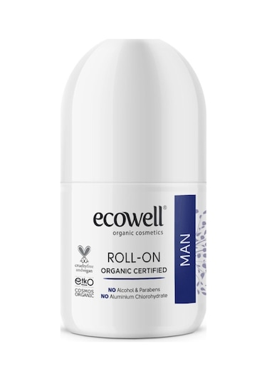 Ecowell Organik Erkek Roll-On Deodorant 75 ML