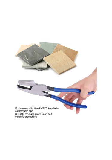 11in Cam Kesme Pensesi Krom Vanadyum Alaşımlı Çelik Pvc Saplı Kesici El Aleti