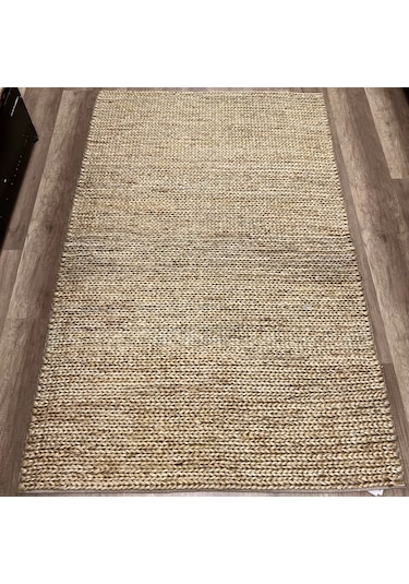 Eko Halı Flatweave Choti Cream Dekoratif Jüt Kilim