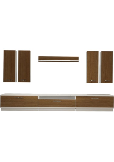 Decoraktiv Trendstyle 8d Mdf Tv Ünitesi Tv Sehpası Beyaz - Ceviz