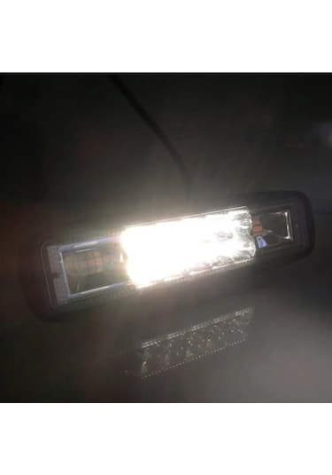 Motosiklet Sis Farı Çakarlı Off Road 10 Led