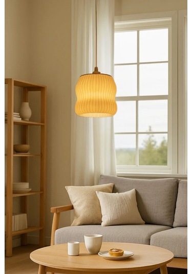 Dekoratif Avize Ice Serisi Ev Ofis Veranda Mutfak Çap 20 Cm Büyük Boy Çok Renkli