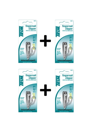 Trim Zincirli Tırnak Makası 4 Adet