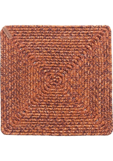 Koza Home Cesta El Yapımı Örgü Kiremit Kare Supla 32x32 4030 Kiremit