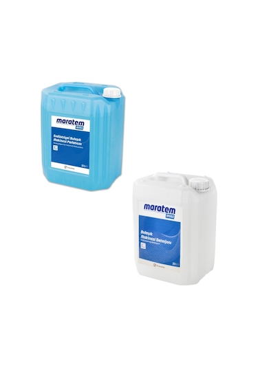 Eczacıbaşı Maratem M502 + M503 Endüstriyel Bulaşık Makinesi Deterjan + Parlatıcı Seti 20 L