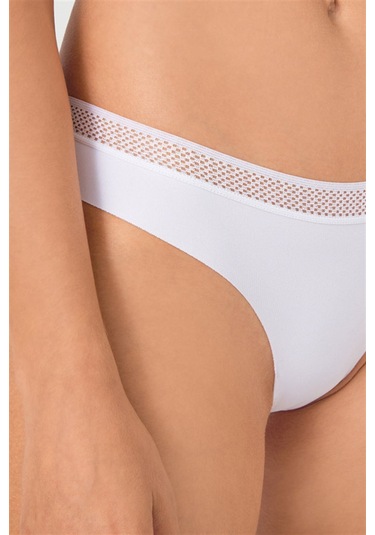 File Lastikli Lazer Kesim Bikini Külot 3'lü Paket - 3 Çok Renkli 1 Çok Renkli