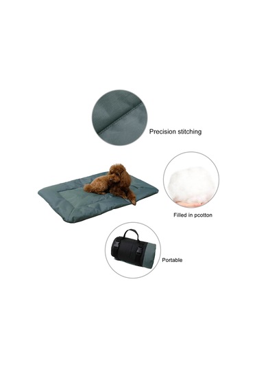 Geeroyoo Taşınabilir Katlanır Evcil Hayvan Yatağı - Seyahat Ve Ev İçi Konfor İçin Yumuşak Ve Kolay Temizlenebilir Tasarım