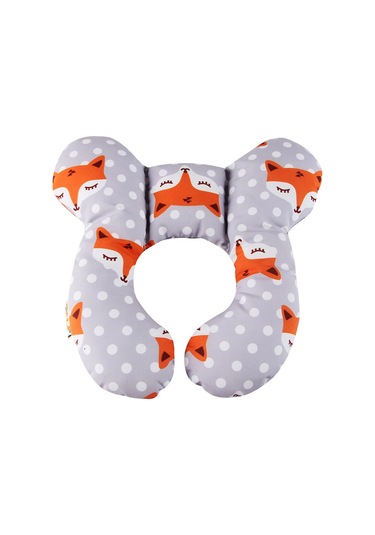 Koruyucu Seyahat Araba Koltuğu Baş Ve Boyun Yastık Yumuşak Boyun No.01 Ekru