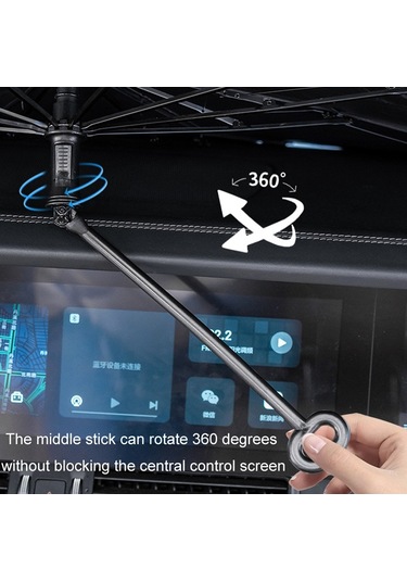 Araç Ön Camı Titanyum Güneş Koruma Isı Yalıtımı Şemsiye Küçük Altın 9958