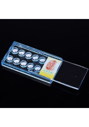 Mufunye 10 Adet Abs Diş Dekoru, Beyaz Veya Renkli Seçenek, 6x3x1cm Boyut, 5g Ağırlık