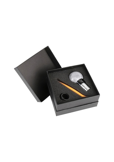 Wondernest Universal Araç Preslenebilir Teleskopik Karbon Fiber Dişli Vites Topuzu, 9,5 Cm Gümüş Gümüş