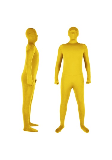 Lemestar Fotoğraf Çekim Tulumu, Kromakey İçin Tight Fit, Polikloropren Malzeme, Tek Parça, 180cm, Sarı