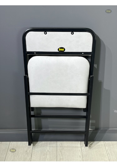 Hey 2'li Katlanır Kamp Sandalyesi Piknik Sandalyesi Kirli Beyaz