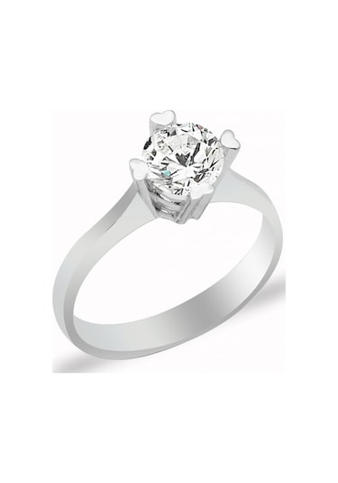 14 Ayar Altın Tektaş Yüzük (146455901)