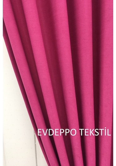 Taç Soft Fuşya Fon Perde Fuşya