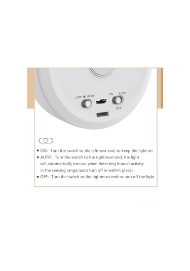 Shineyee Bebekler İçin Şirin Kedi Şeklinde Hareket Sensörlü Gece Lambası - 2 Parlaklık Seviyeli, 4000k Sıcak Işık Sari