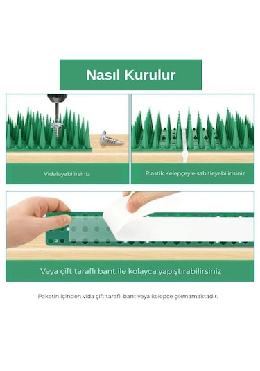 Balkon Ve Bahçelerde Kuş Sorununa Çözüm Tüneme Engelleyici Plasti