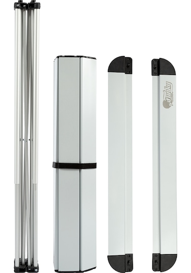 FUNKY CHAIRS Titanium Katlanabilir Çantalı Alüminyum Kamp Ve Piknik Masası Gri