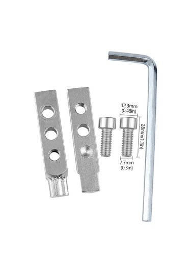 Suntek Kırık Vida Çıkarıcı Taşınabilir Sağlam Hasarlı 7.5x1.6x1.3 Cm