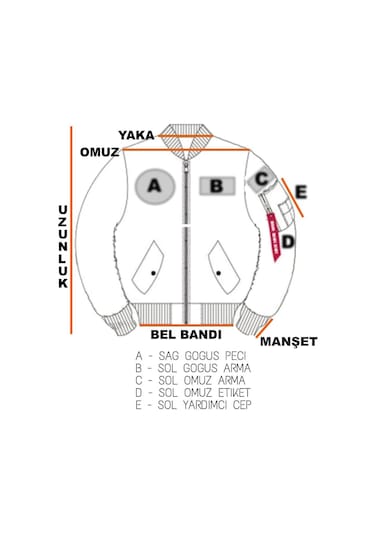 Crew Turk Mng91l Bomber Pilot Montu Kumas Lacivert Lacivert