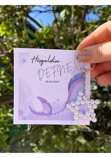 15 Adet İnci Yıldız Anahtarlık Nikah Düğün Kına Nişan Sünnet Hafizlik Vers. 19