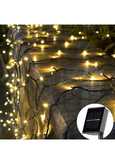 Kenpazar Güneş Enerjili Siyah Kablo Bahçe Aydınlatma S-46 Çok Renkli