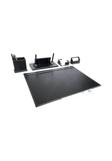 Prozenis Emet Metal İsimlikli Siyah Deri Sümen Takımı