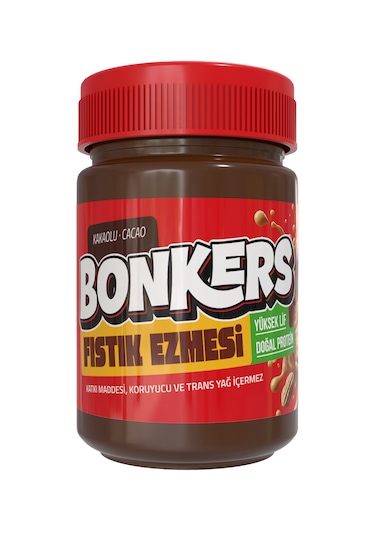 Bonkers Kakaolu Fıstık Ezmesi 315 G