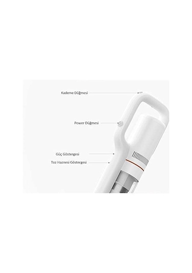 Xiaomi Roidmi F8 Absolute Siklonik Sistem Şarjlı Dikey Süpürge