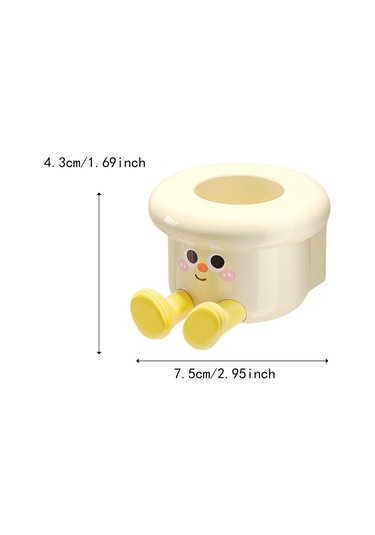 Homyl Diş Fırçası Tutucu Duvara Monte Banyo Düzenleyici Otel Beyaz