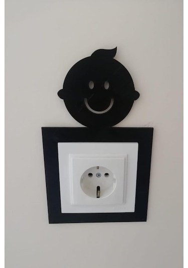 Dekoratif Çocuk Odası Süsü Priz Çerçevesi Priz Süsü