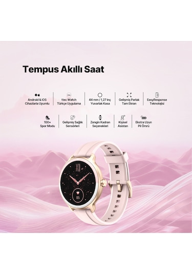 Ttec 2S11WRA Tempus 44 MM Yuvarlak Kasa Akıllı Saat
