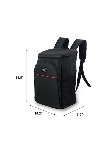 Dancemonkey Isı Yalıtım Soğutucu Sırt Çantası, Sızdırmaz Yumuşak Soğutucu Çanta, Hafif Kamp Soğutucu Gri