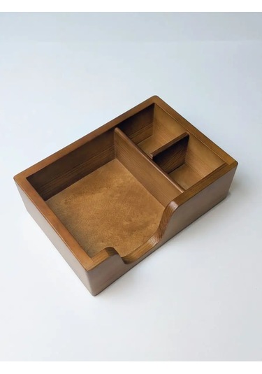 Masterskaa S Wood Döşeme Masası İçin Ahşap Peçetelik 156263188 Kahverengi